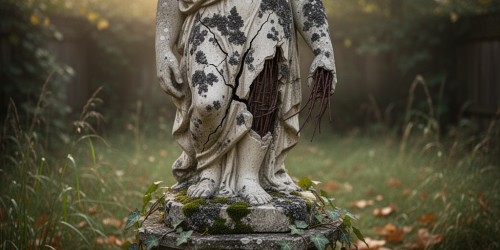 Sinais de que a escultura de jardim precisa de manutenção