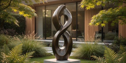 O que é escultura para jardim residencial e como valoriza a casa?
