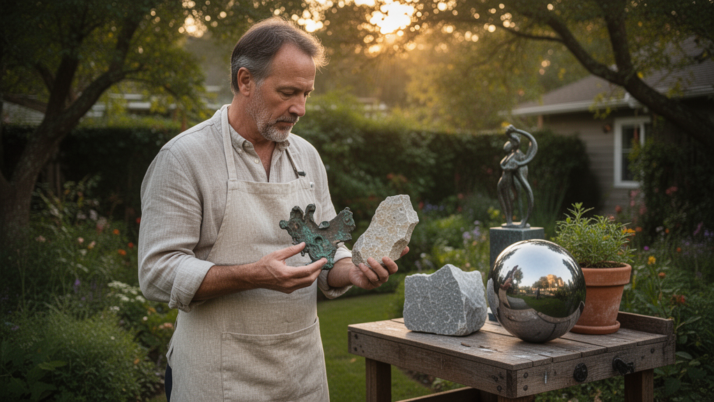 Como escolher o material ideal para a escultura de jardim