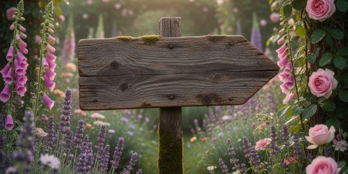 Ideias de placa de boas-vindas para jardim encantador