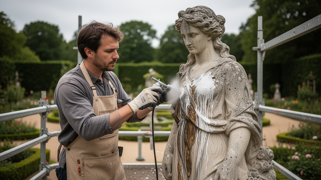 Erros comuns que prejudicam a restauração de escultura externa