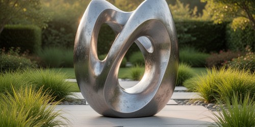 Escultura em aço para jardim: preço, compra e resistência externa