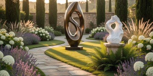 Decoração de jardim com esculturas: preço, compra e escolha das peças