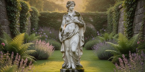 O que é escultura figurativa para jardim e qual sensação ela transmite?