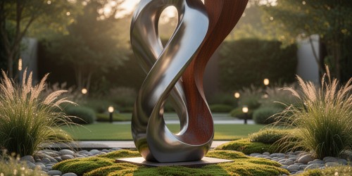 Escultura abstrata para jardim: preço, compra e design exclusivo