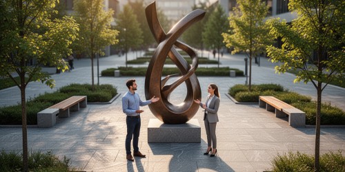 Como escolher escultura para praça em projetos urbanos?