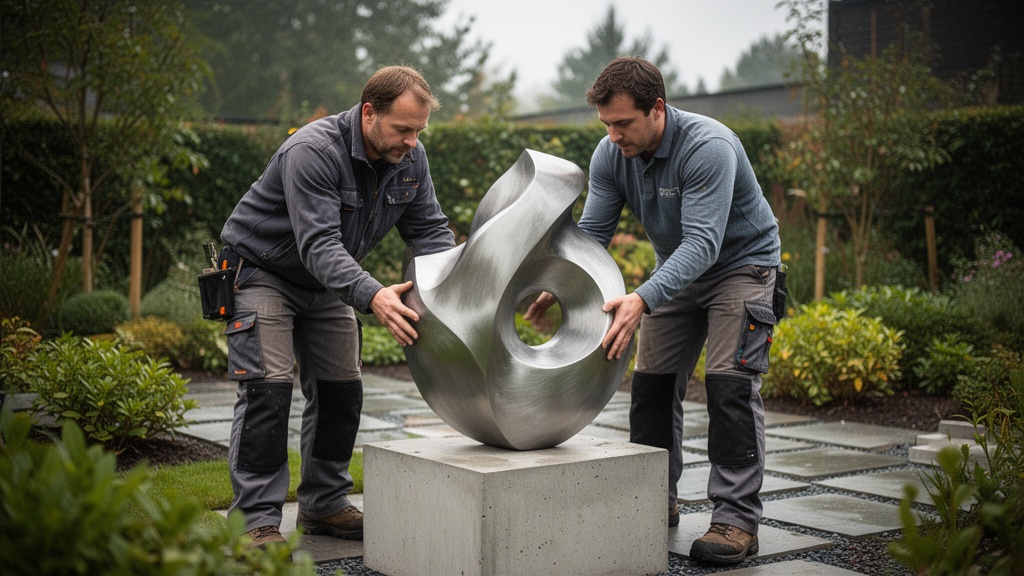 A instalação da escultura exige uma preparação especial?