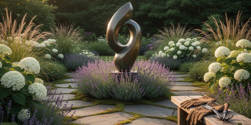 O que é decoração de jardim com esculturas e por onde começar?