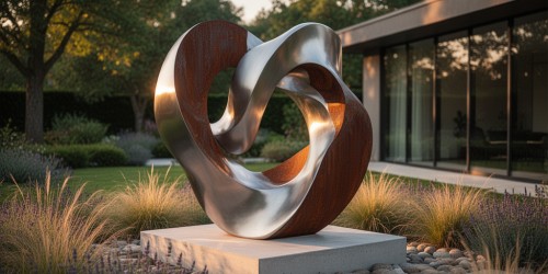 Tendências de escultura moderna para jardim em áreas externas