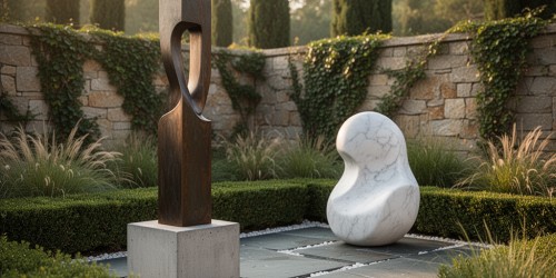 Melhores estilos de escultura decorativa para área externa