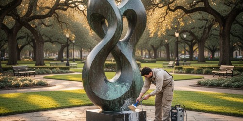 O que é escultura para praça e quais cuidados ela exige?