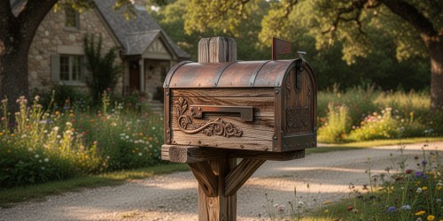 Caixa de correio artesanal é boa para casas de campo?