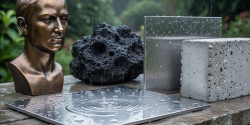 Materiais indicados para escultura resistente à chuva