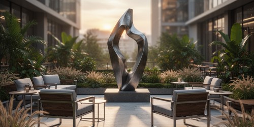 Arte para área externa combina com ambientes comerciais?