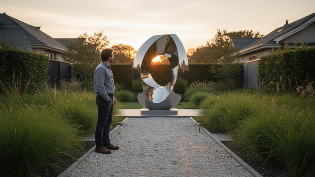 Onde posicionar a escultura para máximo impacto visual?