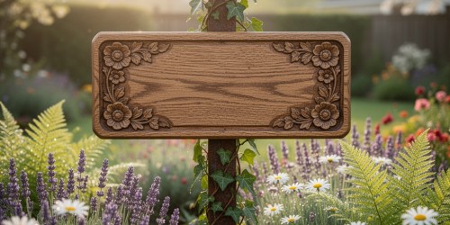 Placa de boas-vindas para jardim: preço, compra e personalização