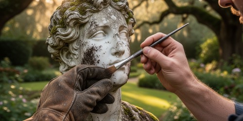 Restauração de escultura externa vale mais que comprar uma nova?