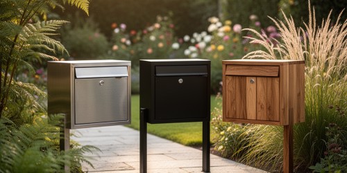 Melhores materiais para caixa de correio para jardim
