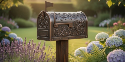 Caixa de correio para jardim pode ser decorativa e funcional?