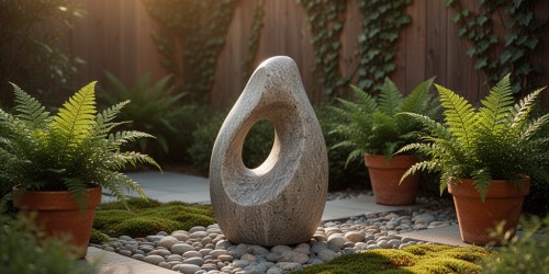 Como usar peça decorativa para jardim pequeno sem exagero?