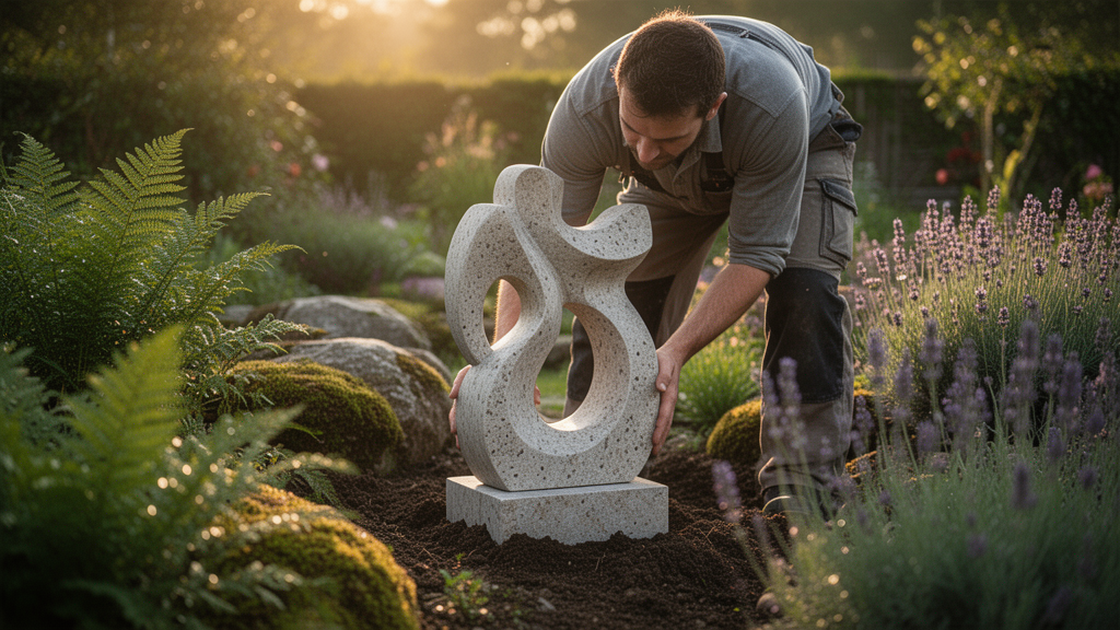 O que é uma escultura personalizada para jardim?