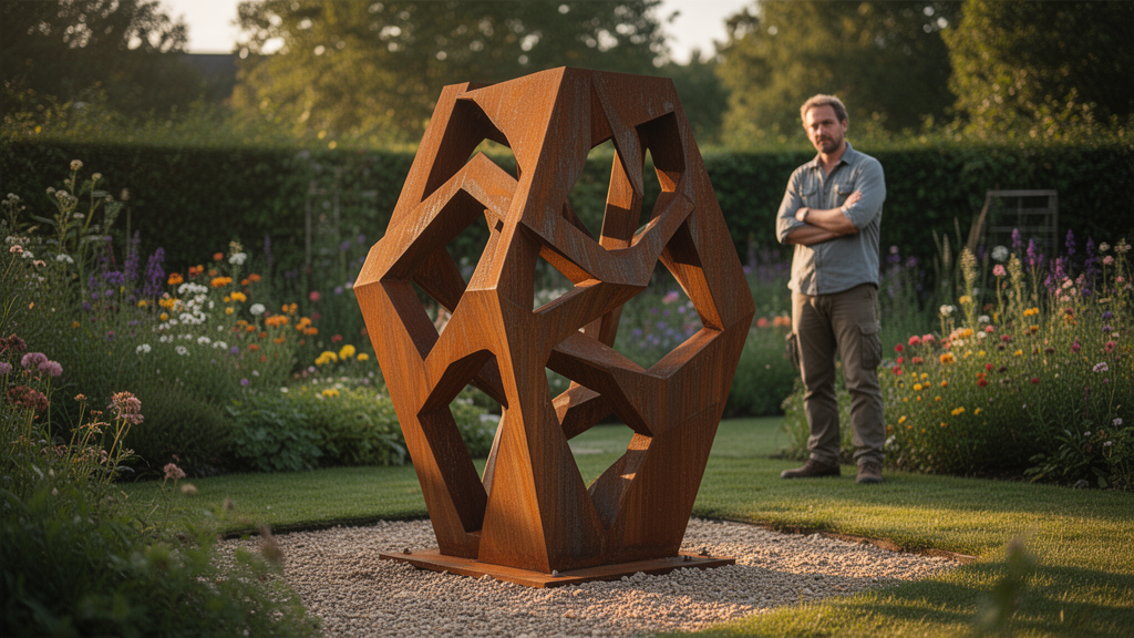 O que é a escultura em aço para jardim e sua alta durabilidade