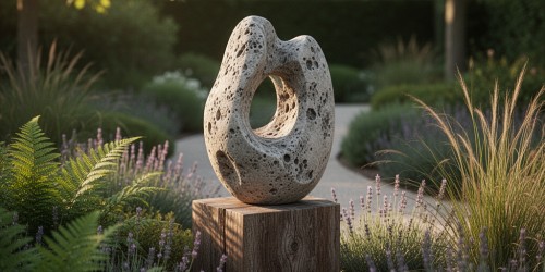 Escultura artesanal para jardim combina com quais estilos?