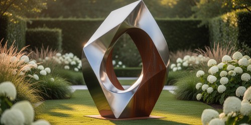 Escultura moderna para jardim: preço, compra e opções sob medida