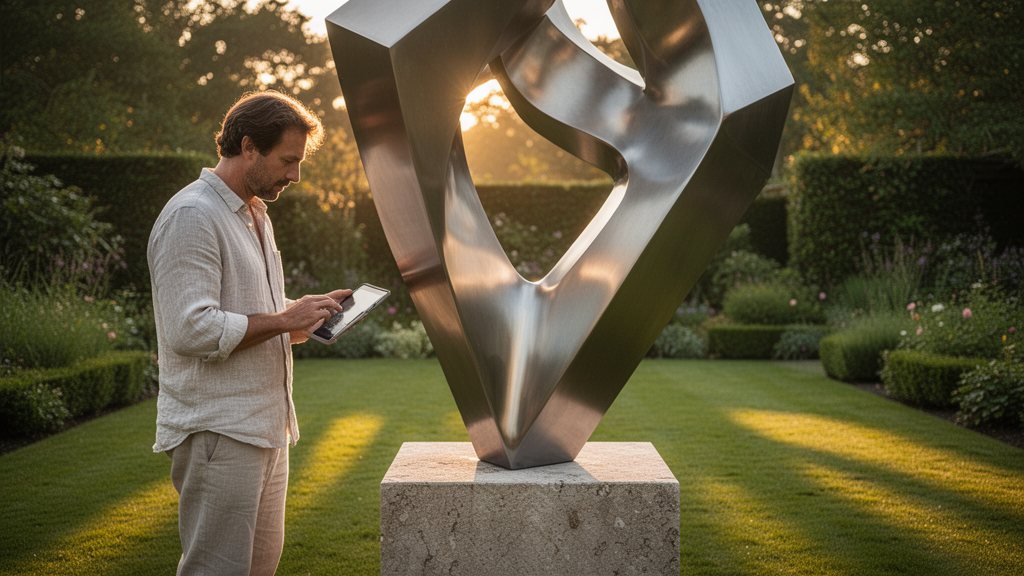 O que define o preço de uma escultura moderna para jardim?