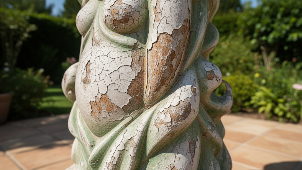 Sinais de que uma escultura não é resistente ao sol