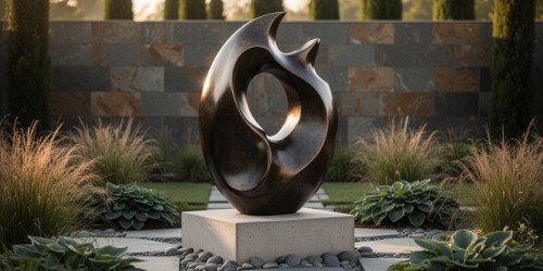 Como escolher escultura abstrata para jardim sofisticado?