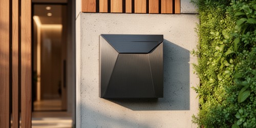 Modelos de caixa de correio decorativa para fachadas modernas