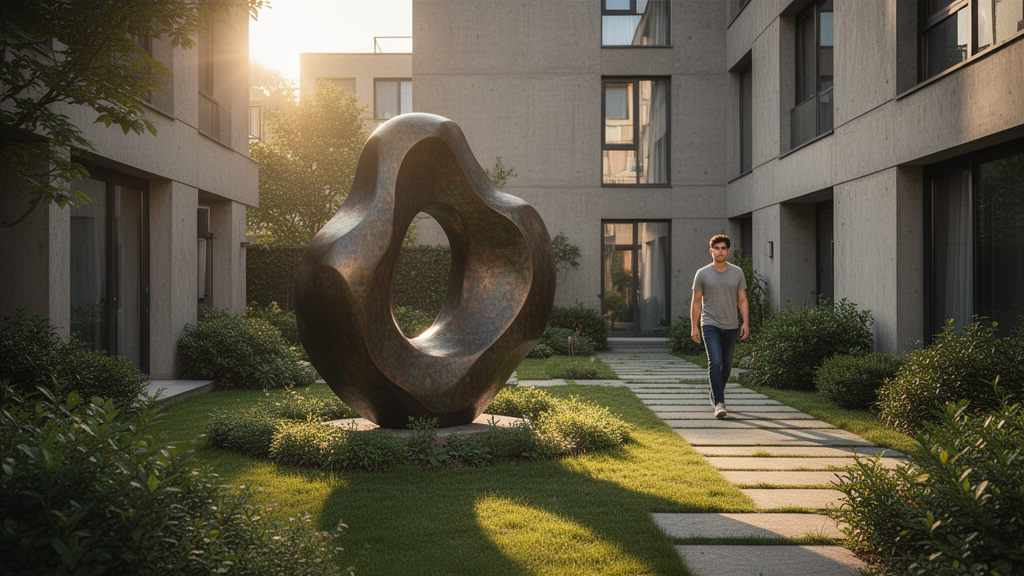 O que é uma escultura para condomínio e por que ela importa