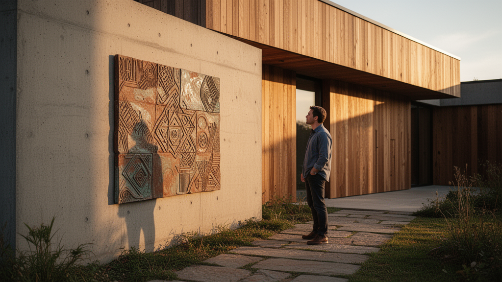 Como harmonizar a peça artesanal com a arquitetura da casa?