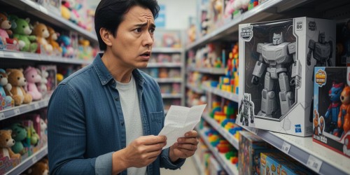 Erros ao usar cupons para comprar brinquedos