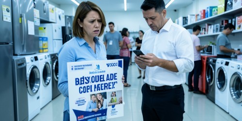 Erros ao usar cupons para comprar eletrodomésticos