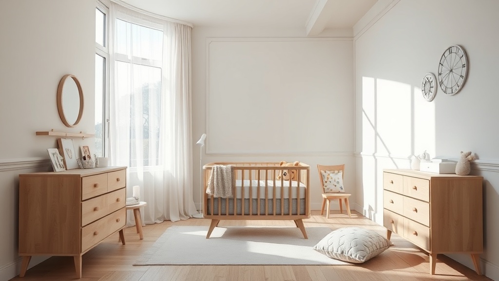 Quarto de bebê funcional e seguro