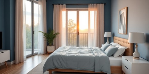 Cores que Acalmam: Paletas para Quartos de Relaxamento
