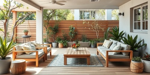Áreas de Lazer Sustentáveis: Design para Varandas e Jardins