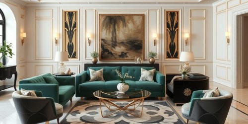 Art Deco na Decoração Contemporânea: Glamour e Elegância
