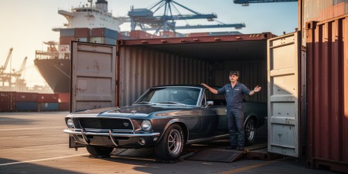 Como trazer carros antigos dos Estados Unidos para clientes da revenda