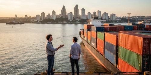 Do exterior para Porto Alegre com todo o suporte na importação