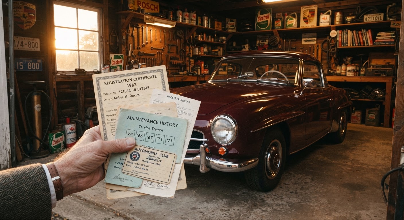 Entendendo a documentação de um carro de coleção