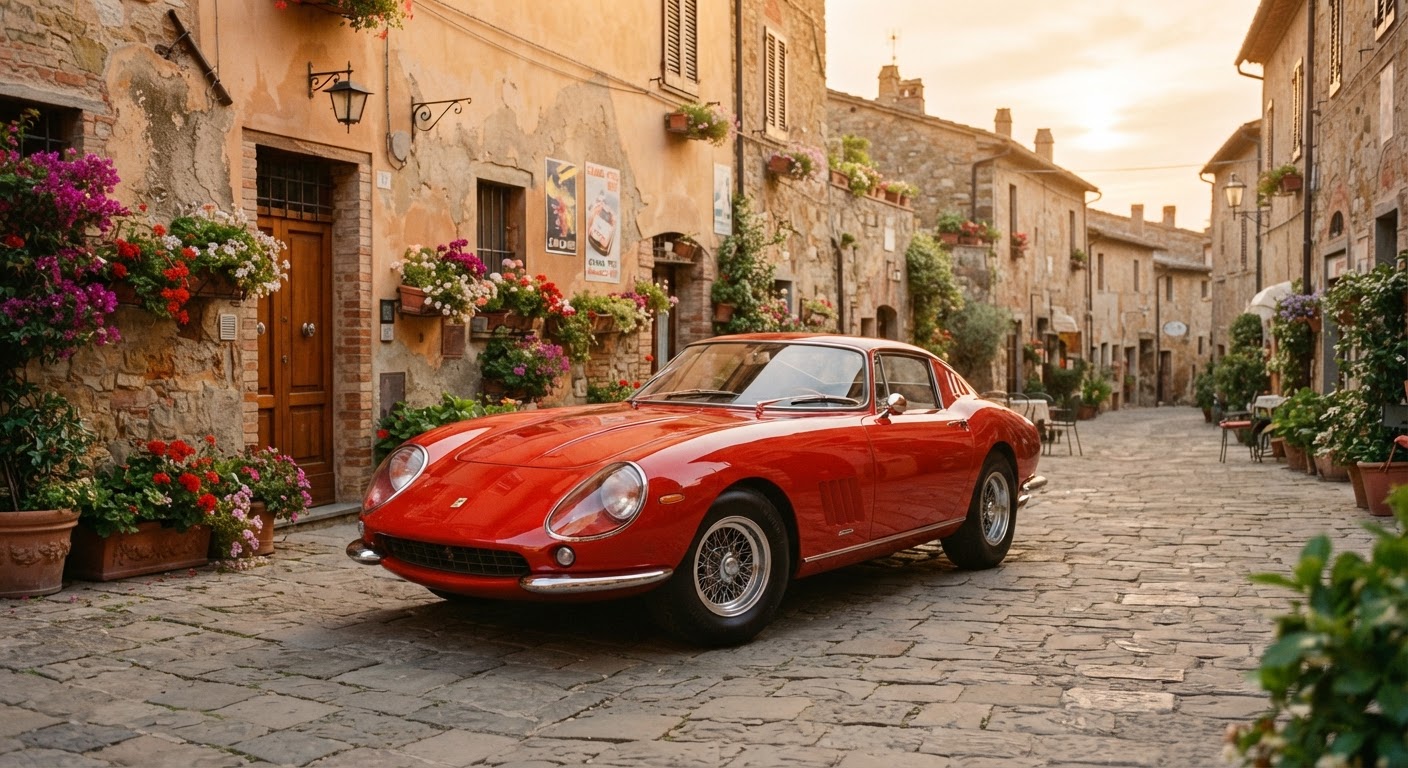 O que define uma Ferrari clássica europeia