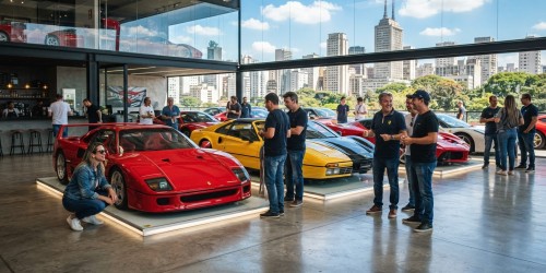 Ferrari Clube em São Paulo e o interesse por carros de coleção