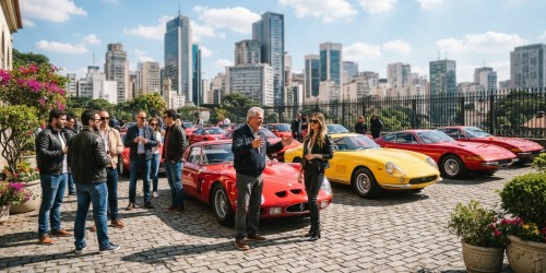 Ferrari Clube em São Paulo e a paixão por clássicos importados
