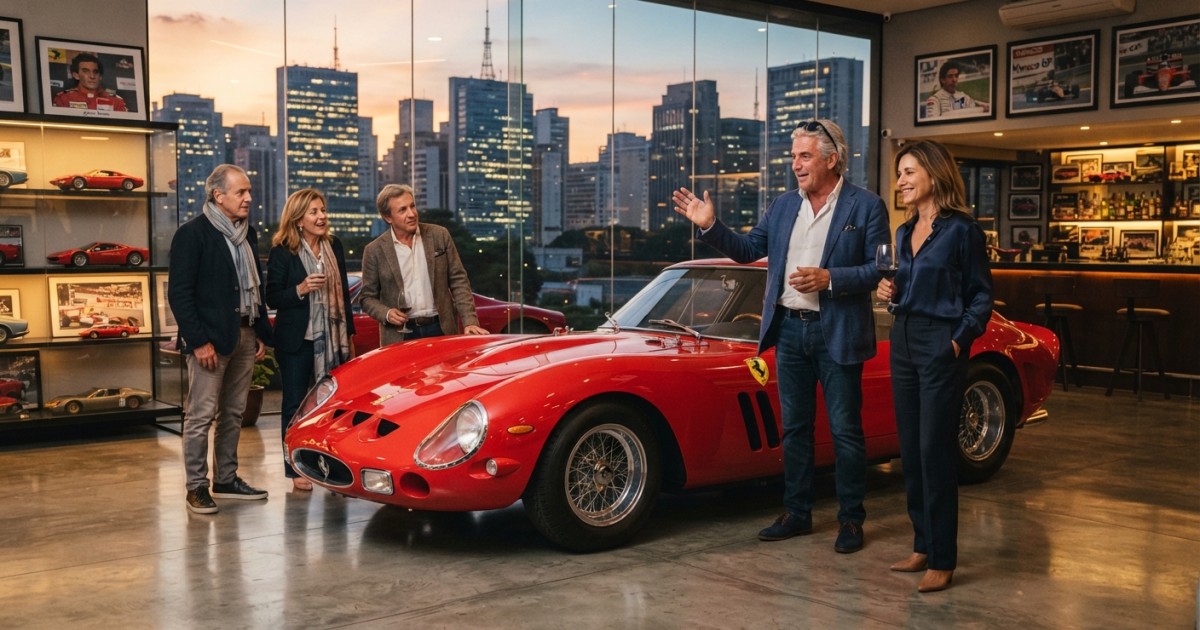 Por que colecionadores paulistas importam Ferraris clássicas