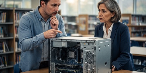Cuidados ao comprar armazenamento local em escolas