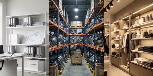Comparativo: armazenamento para engenharia para escritório, indústria e varejo