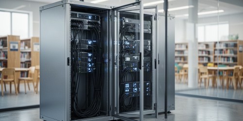 Armazenamento local para escolas: segurança, desempenho e escalabilidade